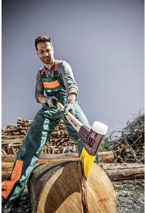 Produktbild Simplex 751 Simplex-Spaltaxt mit Keilstegen mit Stahlgussgehäuse und Hickorystiel, Ø 50 / Stiel 685 mm inkl