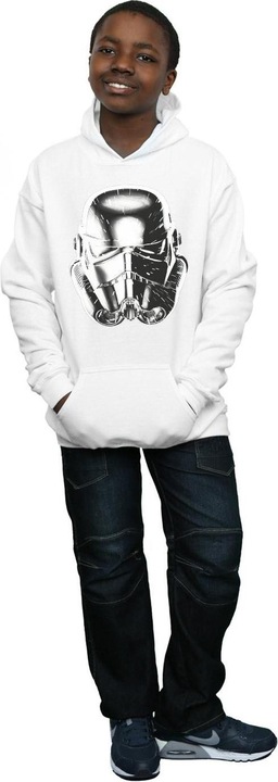 Produktbild Star Wars Stormtrooper Warp Speed Helmet Kapuzenpullover Jungen (140, 146)