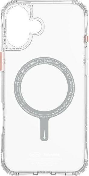 Actual product image Skinarma case Saido iPhone 16 6.1" Magnetic Charging clear (Apple iPhone 16)