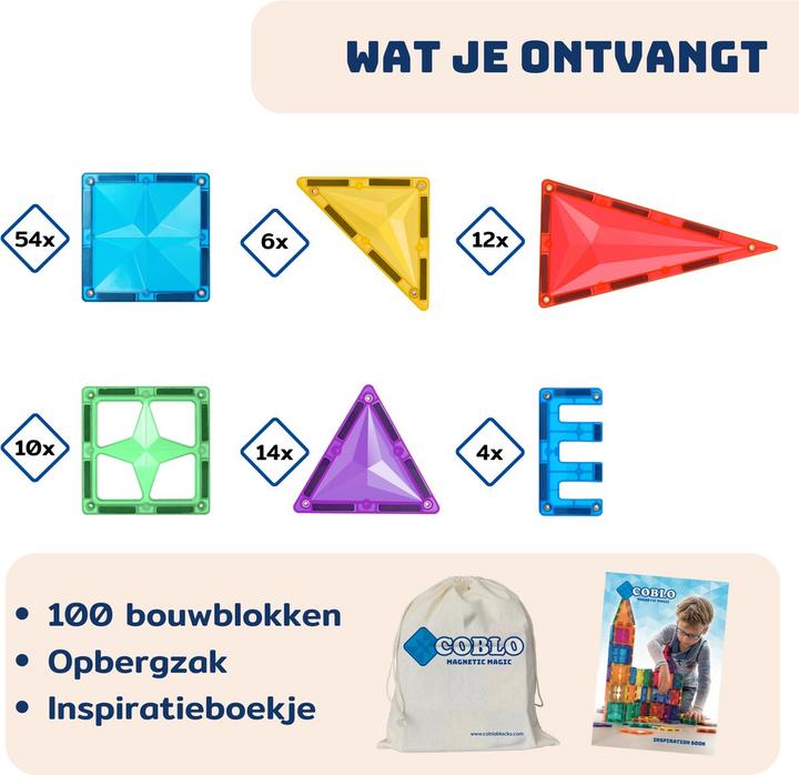 Produktbild Coblo Magnet-Bausteine-Set