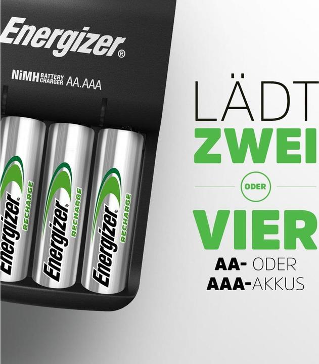 Immagine prodotto Energizer Base (4 pz., AA, AAA, Batteria + Caricabatterie)