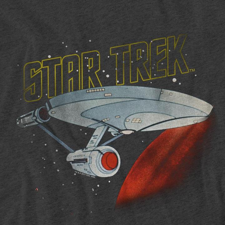 Actual product image Unisex Adult Enterprise Retro T-Shirt (M)