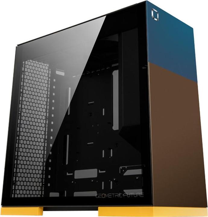 Geometric Future Future M8 Celluloid Mid tower Pc behuizing, verticaal luchtkanaalontwerp, USB 3.1 type C, GEO-M8-CEL (mATX, Mini-ITX, ATX, E-ATX)