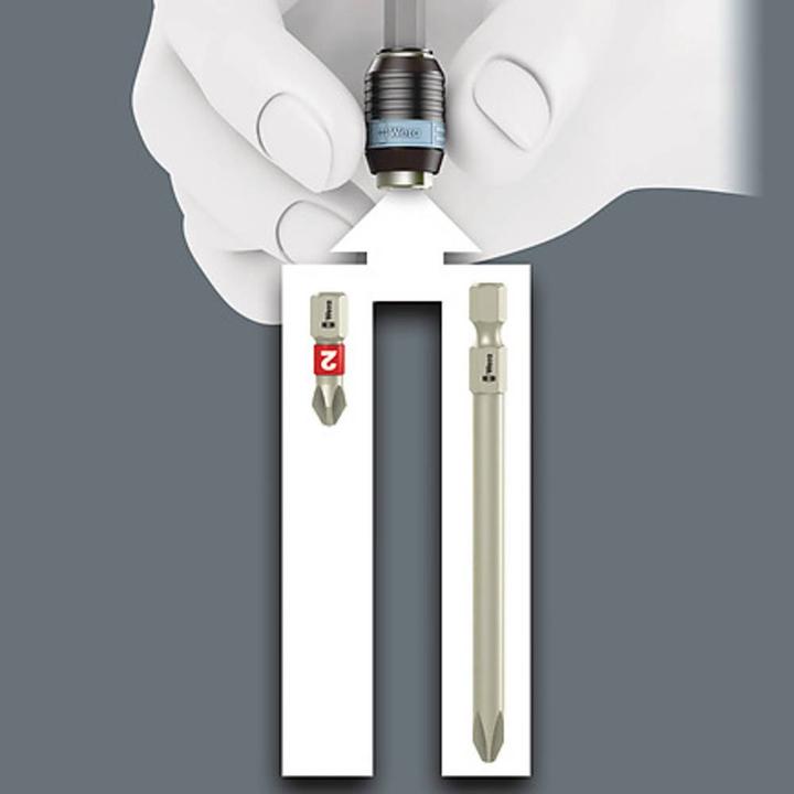 Produktbild Wera Bit-Check 10 Stainless 1 (Kreuz Phillips PH, Kreuz Pozidriv PZ)