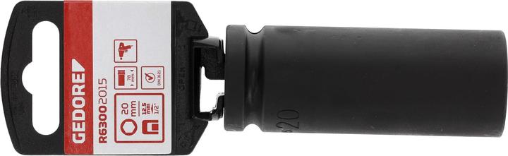 Produktbild Gedore Red red R63002015 Kraftschraubereinsatz 1/2" 6-kant 20 mm Länge 78 mm (20 mm)
