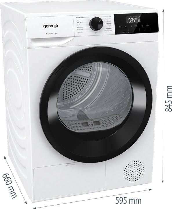 Produktbild Gorenje Trockner DHNE93/DE BK040 (9 kg, Rechts)