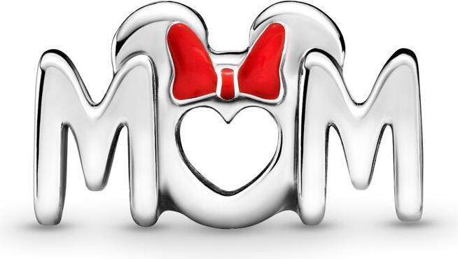 Produktbild Pandora Disney Minnie Mouse Bow & Mum Charm (Silber 925)