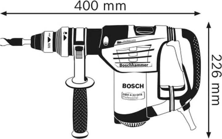 Produktbild Bosch Professional Bohrhammer mit SDS plus GBH 4-32 DFR, Handwerkkoffer, Schnellspannbohrfutter (Netzbetrieb)