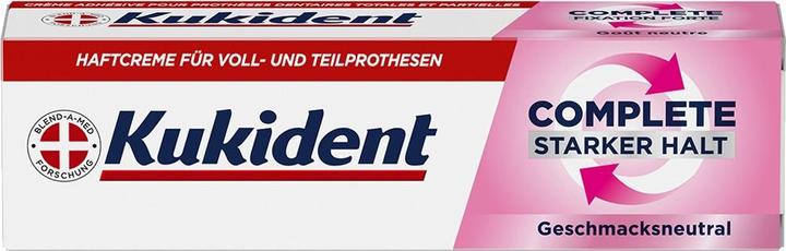 Produktbild Kukident Haftcreme Complete Geschmacksneutral 47g Haftcreme (47 ml)