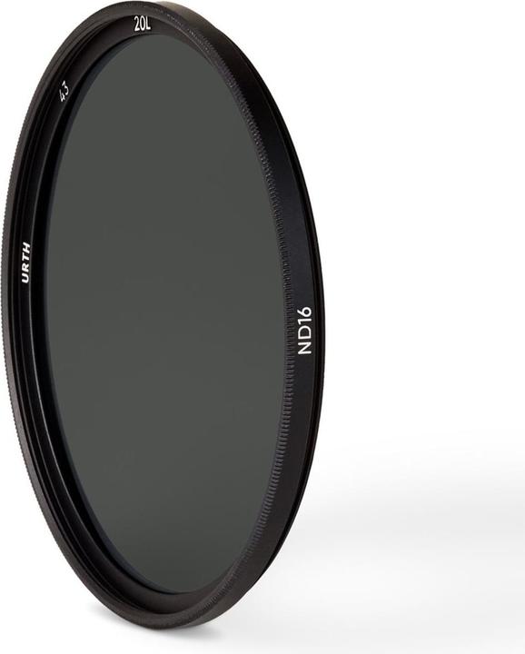 Productafbeelding Urth 43mm ND16 (4 stops) lensfilter (Plus+) (43 mm, ND / grijsfilter, 43 mm)