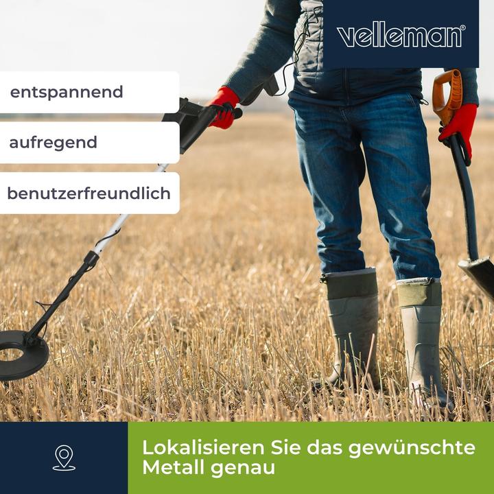 Image du produit Velleman Détecteur de Métaux - Advanced - Sensibilité 20 cm