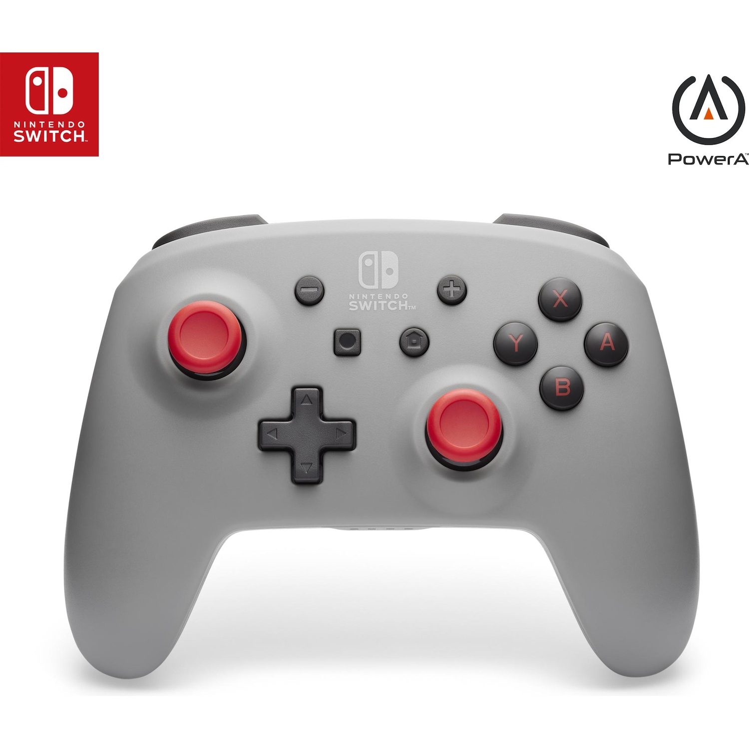 PowerA Wireless Controller (Switch Lite, Switch OLED, Switch), Gaming Controller, Grau