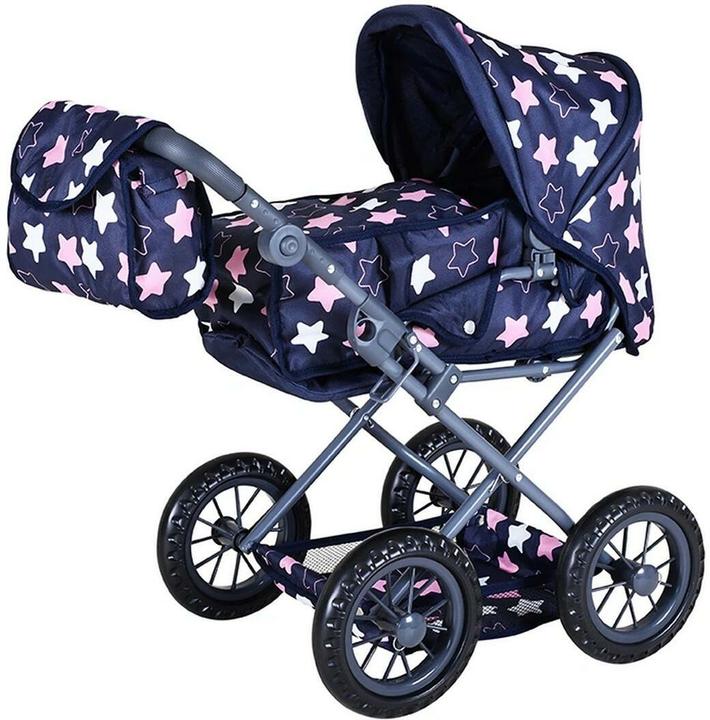 Knorrtoys Puppenwagen Ruby - "star blue pink"