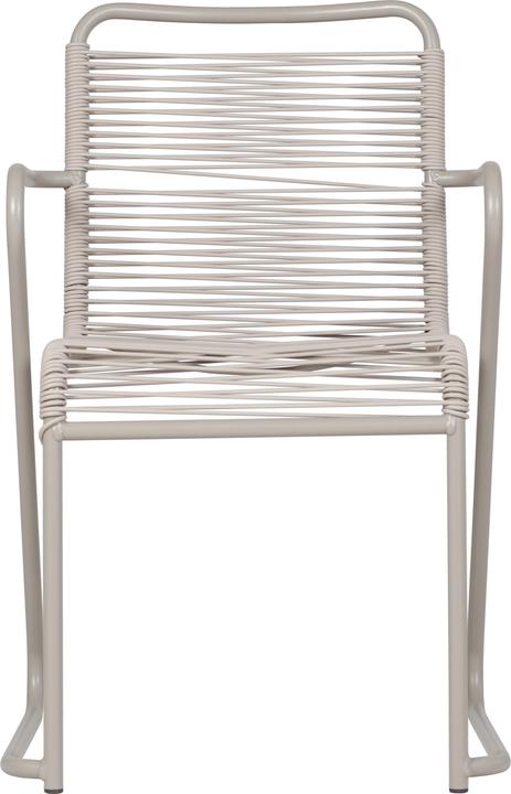 Image du produit Fiam LIDO STUHL MIT ARMLEHNE - 4er Pack TAUPE - ALUMINIUM