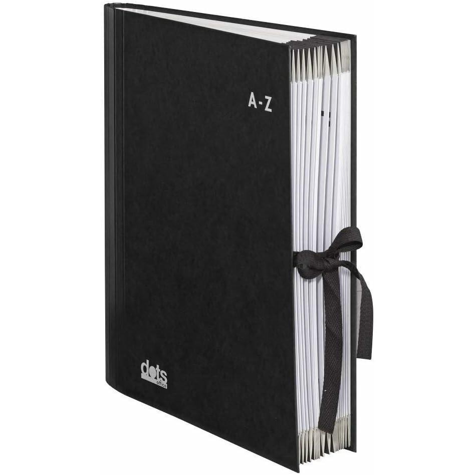 Dots, Busta portadocumenti, Cartella A-Z Nero (A4, 1 x)