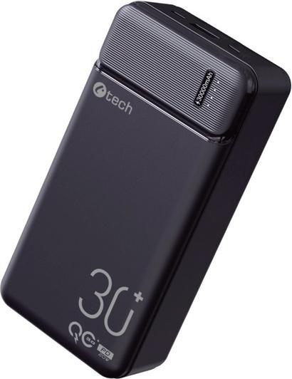 Immagine prodotto C-Tech Powerbanka, Li-Pol,, USB-C/USB-A/micro USB (30000 mAh, 20 W)