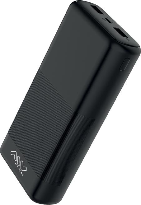 Actual product image My Way MYWAY POWERBANK 2 USB 20 000mAh NOIR (20000 mAh, 10 W, 74 Wh)