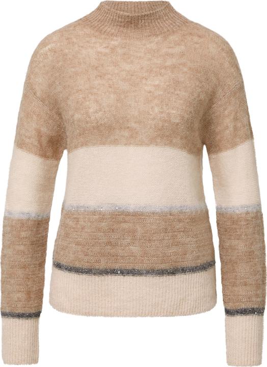 Produktbild s.Oliver Strickpullover Leichter Pullover mit Colour-Blocking und Pailletten (42)