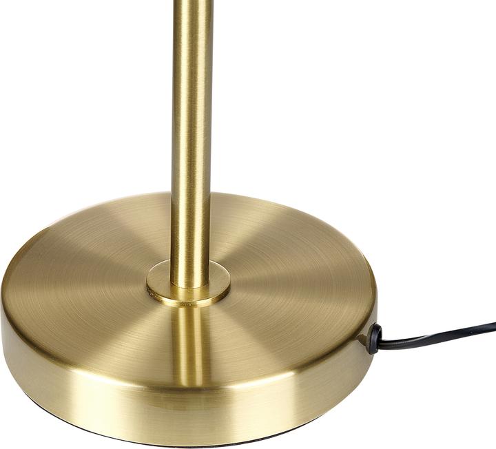 Productafbeelding Beliani Tafellamp Metaal Zwart/Goud 37 cm CAPARO (E27)