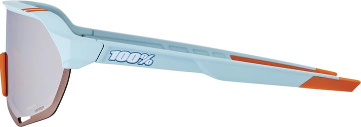 Produktbild 100% Brille S2 Soft Tact (blau-orange, HiPER Silver Chrome)