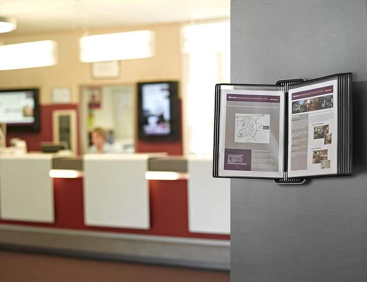 Image du produit Tarifold Système de plaques pochettes VEO 714517 DIN A4 noir avec 10 plaques pochettes