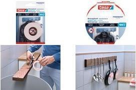Produktbild tesa Powerbond doppelseitiges Montageband für Fliesen & Metall (19 mm)