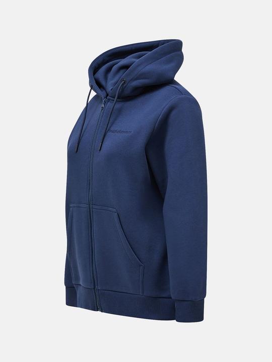 Produktbild Peak Performance W Original Small Logo Zip Sweatshirt Blau (M)