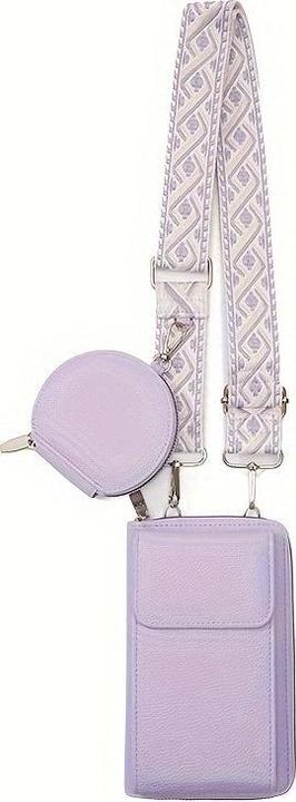 Actual product image Only-Bags.Store 2-in-1 crossbody shoulder bag with coin pocket, trendy mobile phone bag in casual style, simple