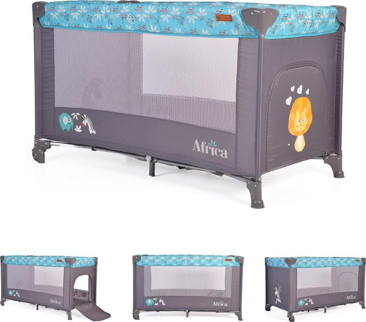 Actual product image Cangaroo Travel cot Africa (60 x 120 cm)