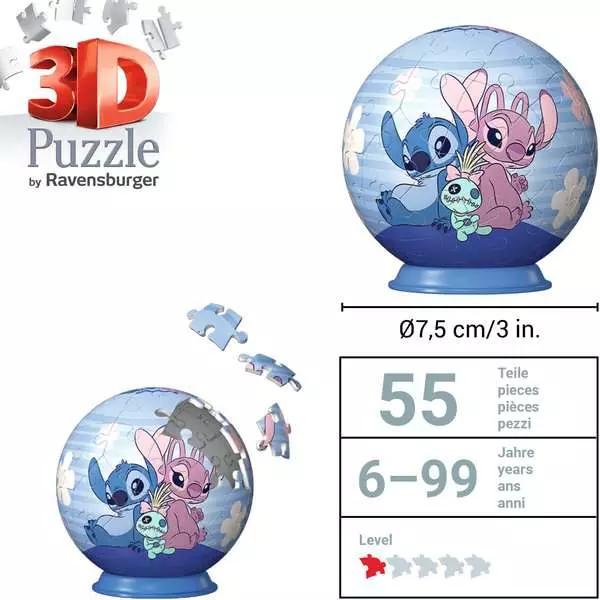 Image du produit Ravensburger Puzzle-Ball Disney Stitch (54 pièces)