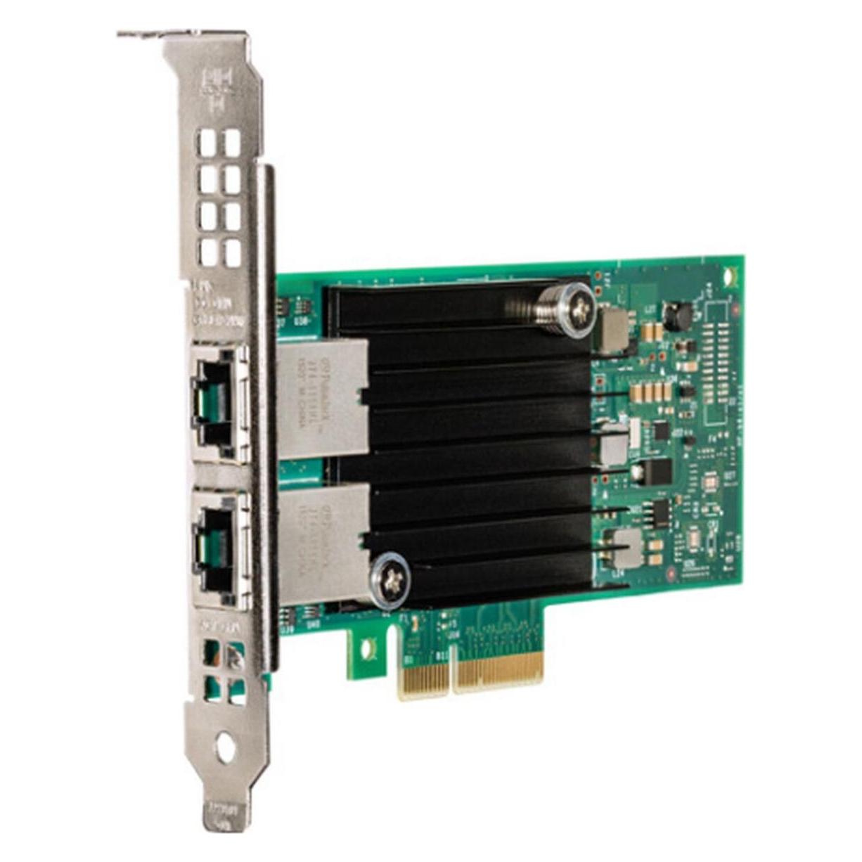 Intel X550T2 (PCI Express 3.0 x4), Netzwerkkarte, Grün, Silber