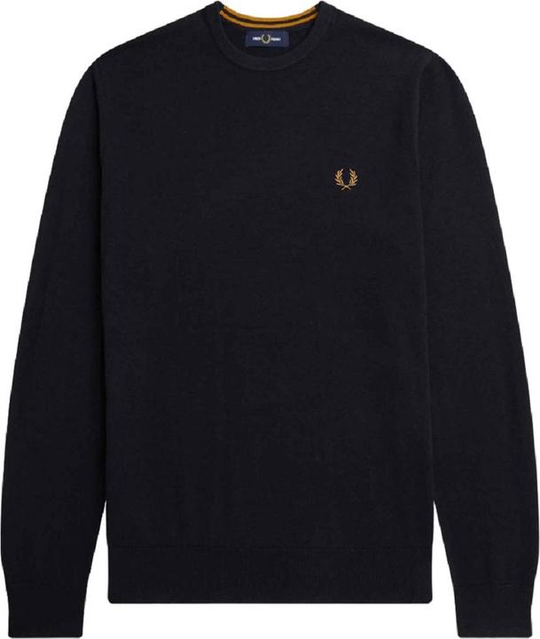 Fred Perry Classic Crew Neck Jumper Navy (S)