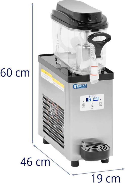 Actual product image Royal Catering Slush Machine - 6 L - digital control panel -