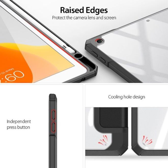 Productafbeelding Dux Ducis Toby Serie Leren Boekomslag Hoesje (iPad 2021 (9e gen), iPad 10.2)