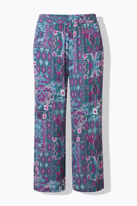 Produktbild Studio Untold Hose, Wide Legs, Strukturware, Flower-Print (58)