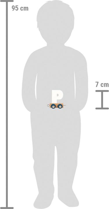 Actual product image small foot Letters Train Polar P