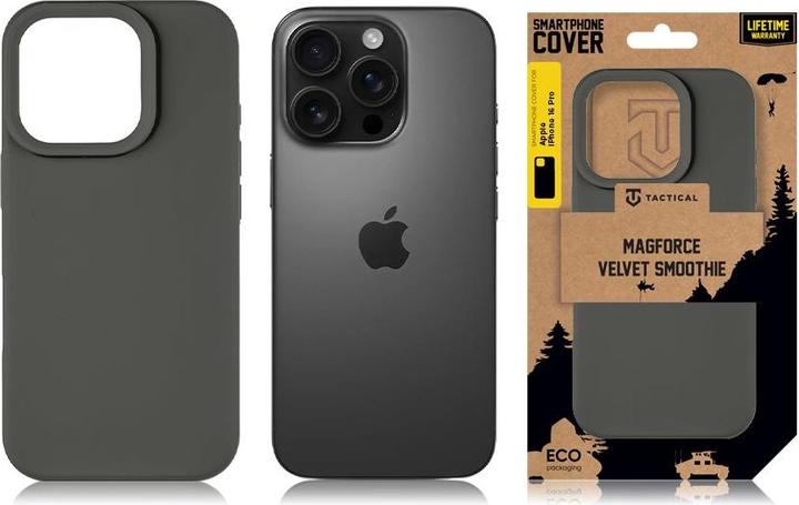 Actual product image Tactical MagForce Velvet Smoothie Cover for Apple iPhone 16 Pro Bazooka (Apple iPhone 16 Pro)