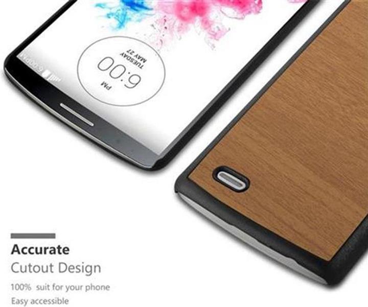 Productafbeelding Cadorabo Harde kaft Woody Cover (LG G3)