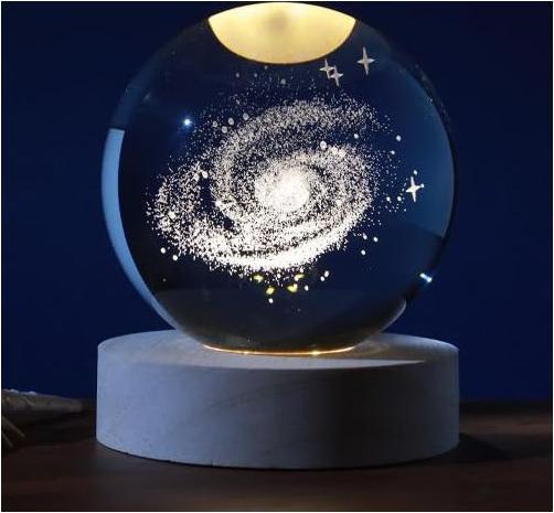 Image du produit i-Total Lampe Boule de verre petite Galaxie