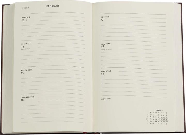 Produktbild Paperblanks Wochenagenda Chrysanthemen Blume, 2026, Mehrfarbig (13.5 x 21 cm, 1 Woche / 2 Seiten)