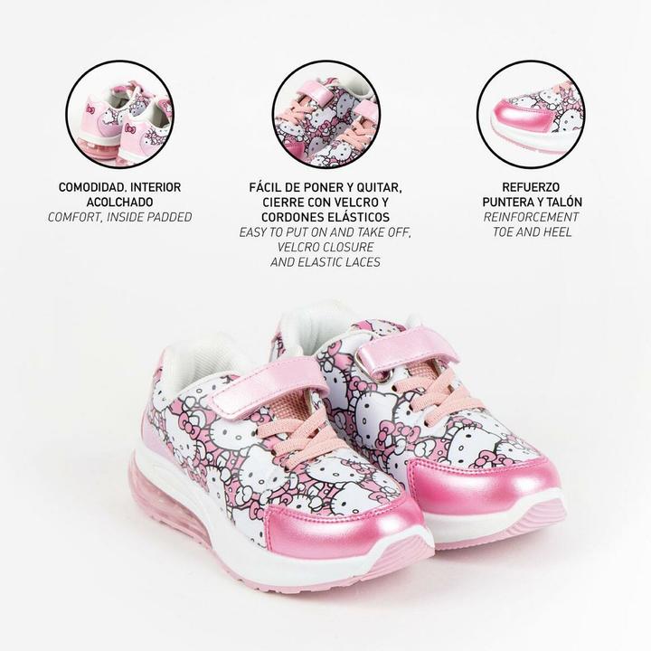 Image du produit Hello Kitty Turnschuhe mit LED Rosa (29)