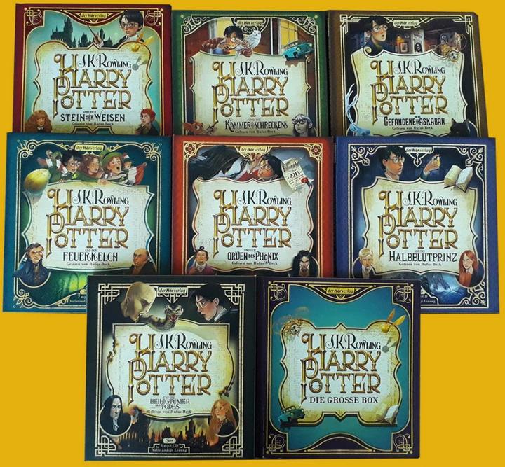 Actual product image Harry Potter. Die grosse Box zum Jubiläum. Alle 7 Bände (J.K. Rowling, German)