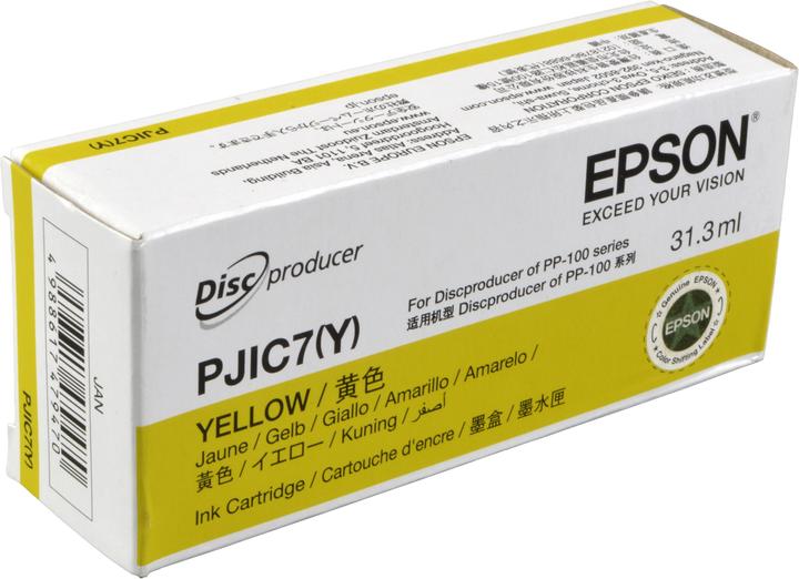 Actual product image Epson Ink/PJIC7 Y YW (Y)