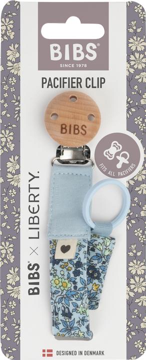 Actual product image Bibs x Liberty dummy chain, Camomille Lawn Baby Blue (1 x, from birth)