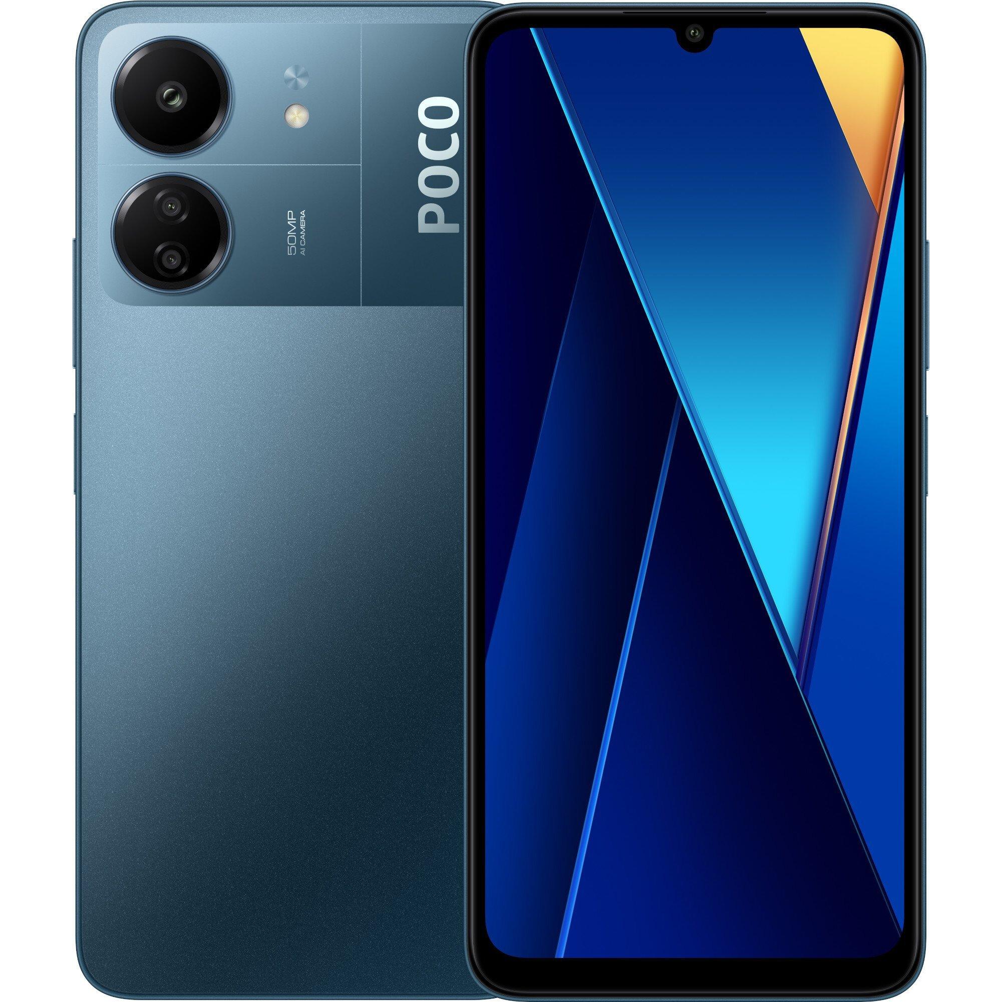 Xiaomi Poco C65 (256 GB, Blau, 6.74", Dual SIM, 4G), Smartphone, Blau