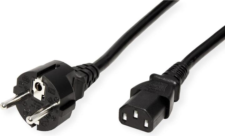 Produktbild Roline Netzkabel CEE7/7 gerade+ IEC-C13 gerade 1.8m (1.80 m)
