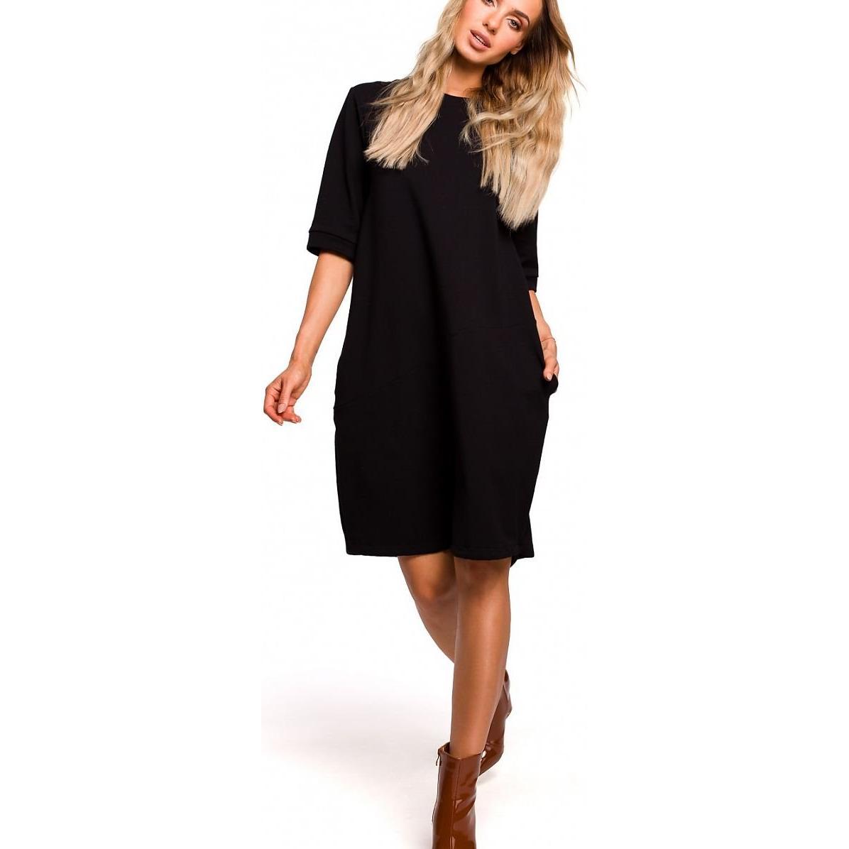 Made of Emotion, Damen, Kleider, Alltagskleid Moe, Schwarz, (S)