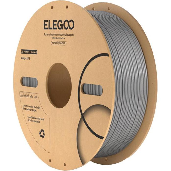 Elegoo Filament ABS (gray) (ABS), Filamenti stampa 3D, Grigio