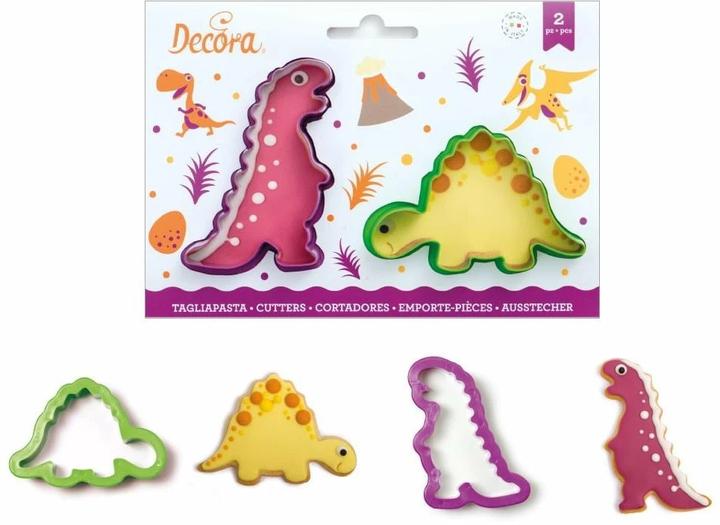 Actual product image Decora Cookie cutter - Dinosaur 2 (2pcs.)