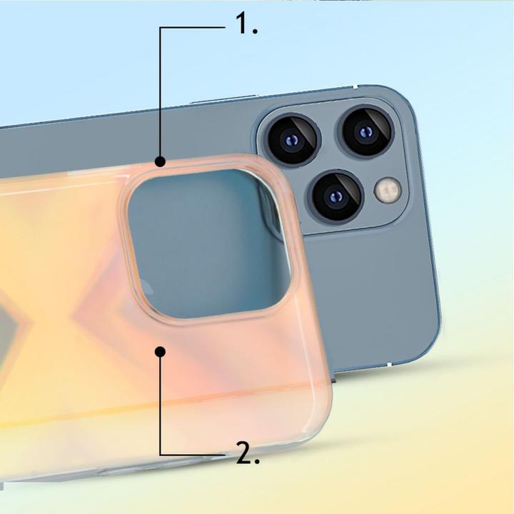 Image du produit Kingxbar Streamer Series Motif triangulaire 3D (Apple iPhone 13)
